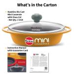 Hawkins Die-Cast Mini Casserole Square Series 0.75L Yellow