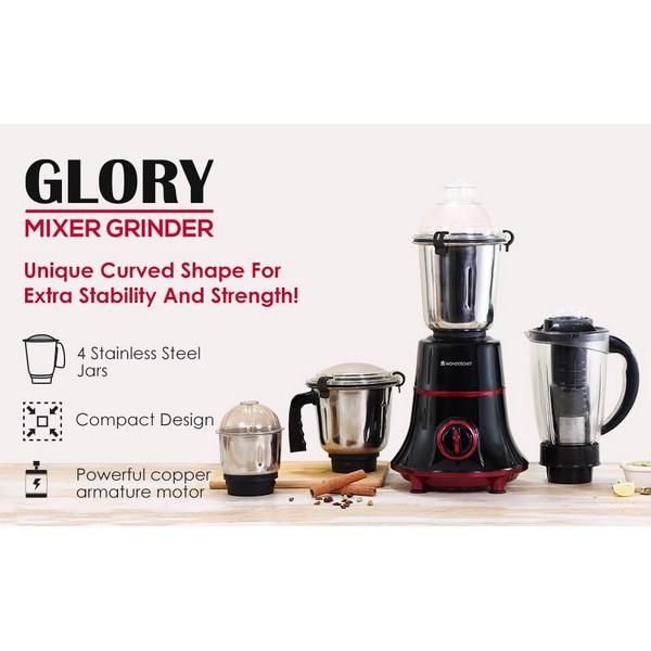 Wonderchef Glory Mixer Grinder 750W | 4 Jar