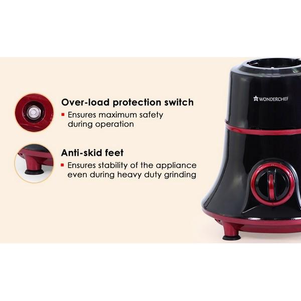 Wonderchef Glory Mixer Grinder 750W | 4 Jar