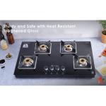 Wonderchef  Octavia Hobtops  Glass Hob Top  (Auto) 4 Burner
