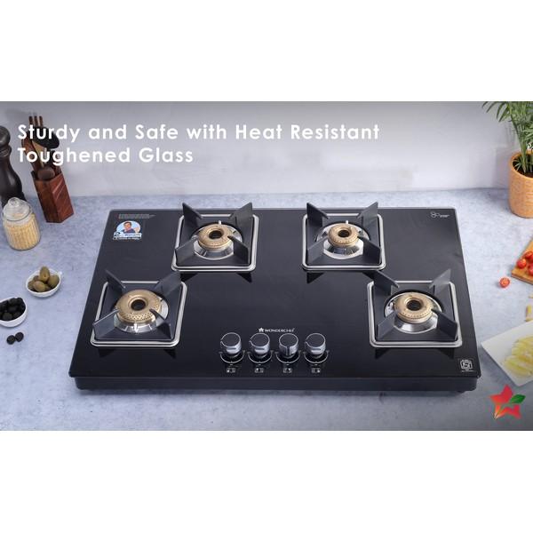 Wonderchef  Octavia Hobtops  Glass Hob Top  (Auto) 4 Burner