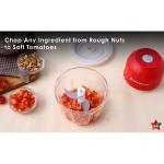 Wonderchef Zippy Cordless Electric Chopper 3 Blade | 350ml