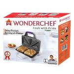 Wonderchef Deep Pocket Electric Griller,  Sandwich Maker, Toaster  830W
