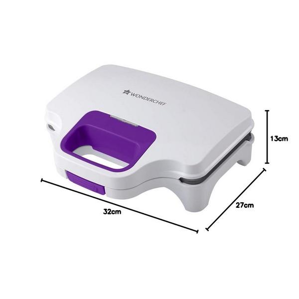 Wonderchef Deep Pocket Electric Griller,  Sandwich Maker, Toaster  830W