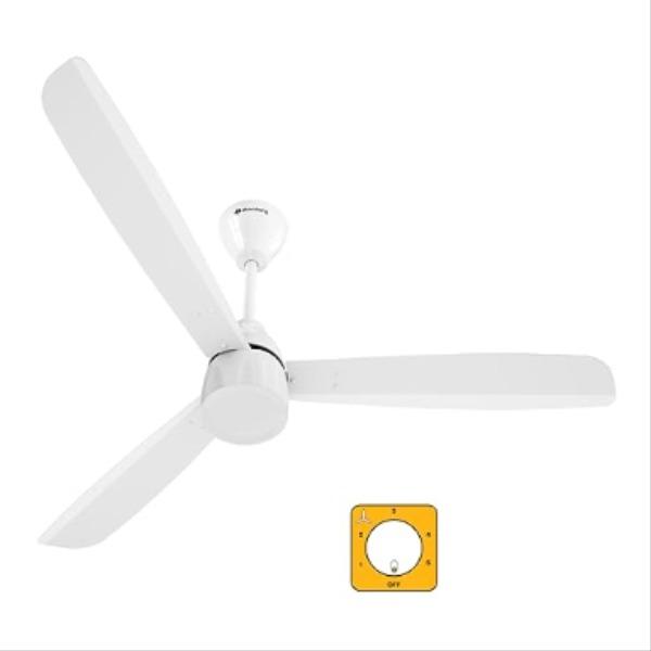 ATOMBERG NON Smart - Ceiling Fan EFFICIO PRIME  1200 MM Gloss White | Seasand Ivory |  Midnight Black | Blaze Brown