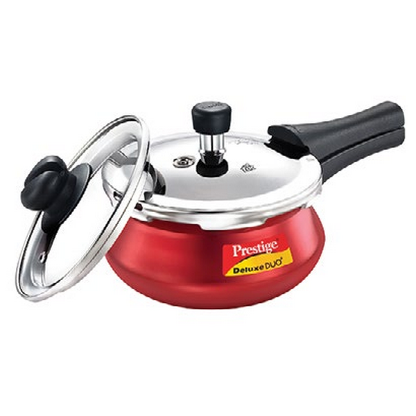 PRESTIGE  PRESSURE COOKER  SILKY RED 3.0 Litre