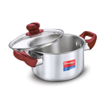 PRESTIGE Casserole With Glass Lid 18 cm